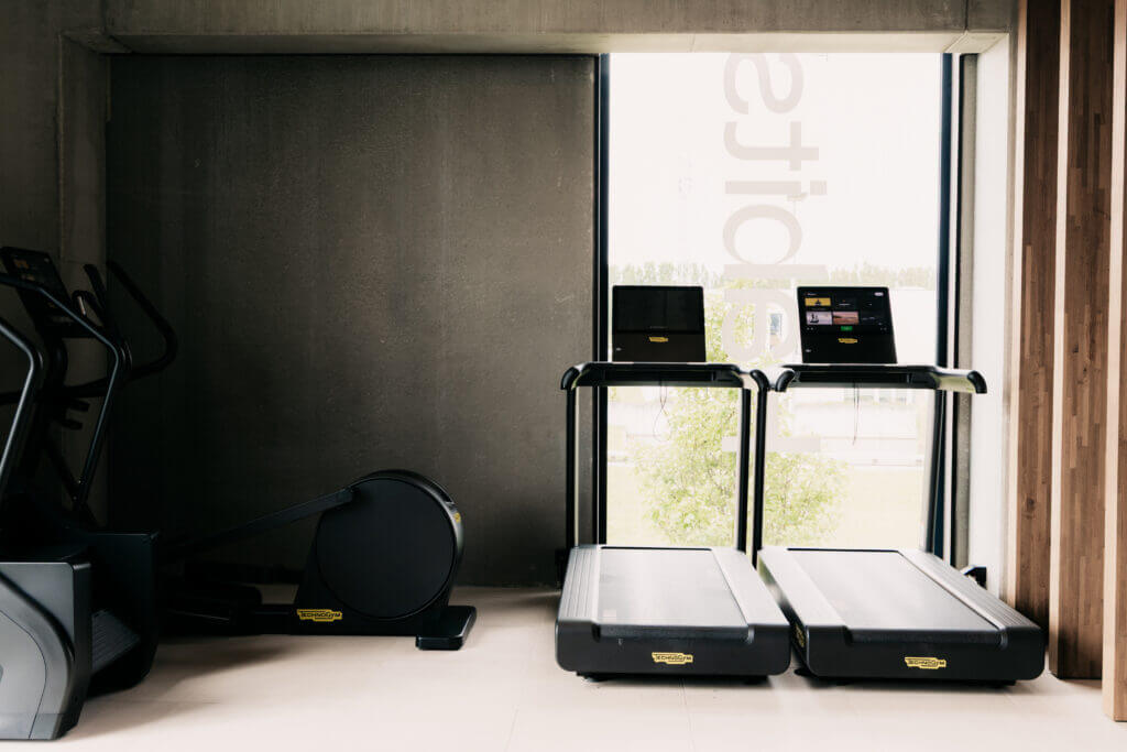 Sfeerbeeld van de trainingsruimte bij Habits Lendelede